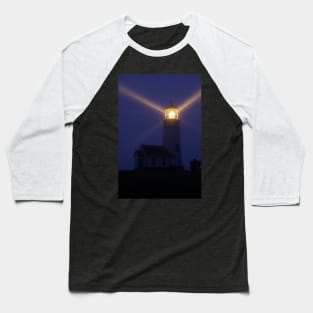 Cape Blanco Lighthouse at Night - Oregon, USA Baseball T-Shirt